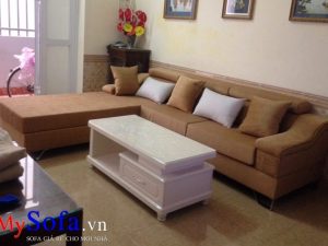Sofa nỉ đẹp cho phòng khách hiện đại AmiA SFN092A