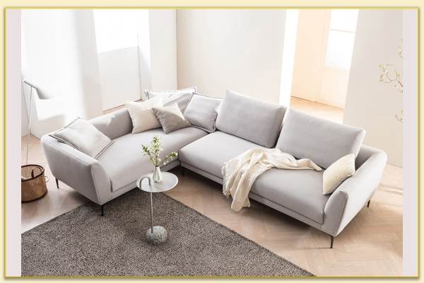 Hình ảnh Bài trí sofa góc vuông phòng khách Softop-1117