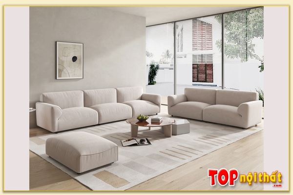 Hình ảnh Bộ ghế sofa phòng khách nhà phố nhiều món SofTop-0691