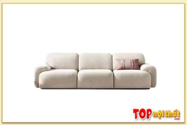 Hình ảnh Bộ ghế sofa văng bọc vải nỉ 3 chỗ SofTop-0662