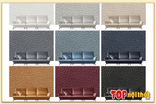 Hình ảnh Các màu sắc chất liệu da làm ghế sofa SofTop-0823