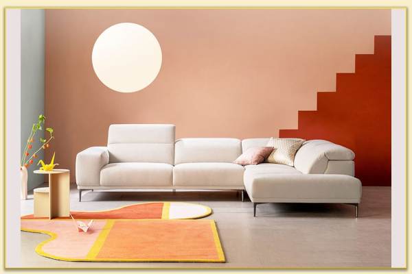 Hình ảnh Chụp chính diện mẫu ghế sofa góc vuông Softop-1111