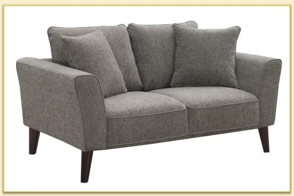 Hình ảnh Ghế sofa văng đôi 2 chỗ bọc nỉ chân cao Softop-1428