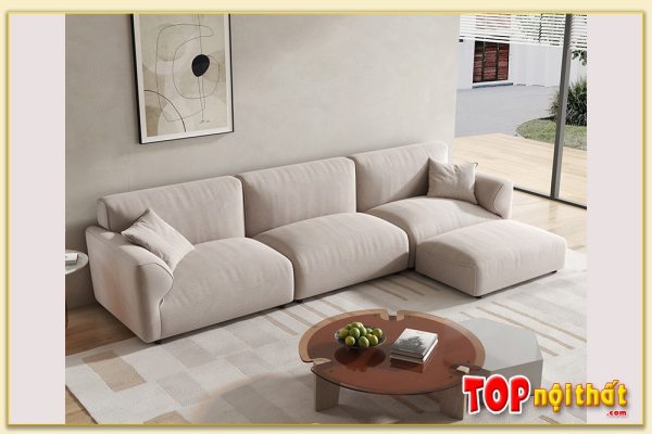 Hình ảnh Ghế sofa văng kê phòng khách đẹp xinh SofTop-0691