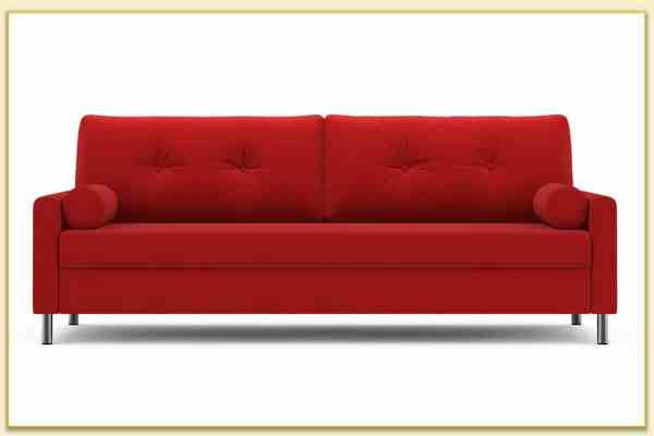 Hình ảnh Ghế sofa văng nỉ màu đỏ đẹp hiện đại Softop-1171