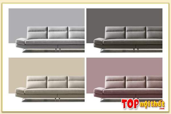 Hình ảnh Ghế sofa văng nỉ nhiều tone màu nổi bật Softop-1041