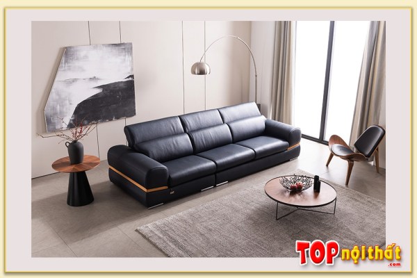 Hình ảnh Góc nghiêng mẫu sofa da văng SofTop-0888