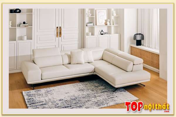 Hình ảnh Mẫu ghế sofa góc đẹp hiện đại SofTop-0909