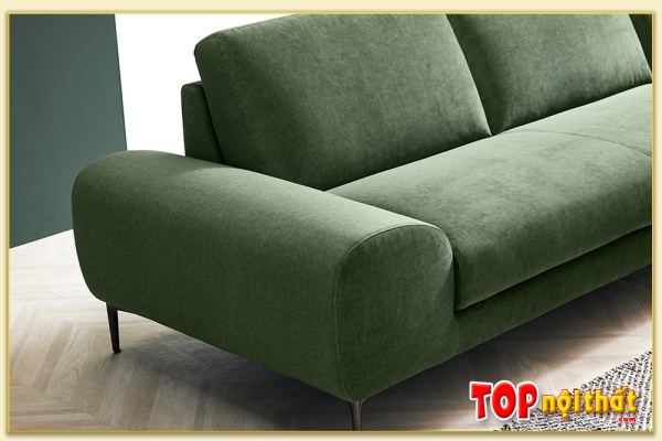 Hình ảnh Mẫu ghế sofa văng bọc nỉ dáng tay thấp Softop-1047