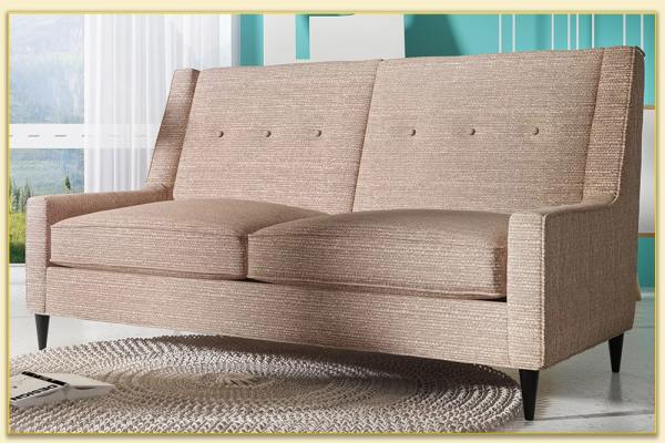 Hình ảnh Mẫu ghế sofa văng nỉ màu kem Softop-1267