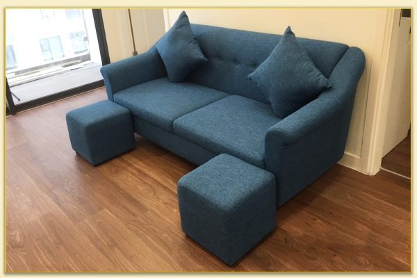 Hình ảnh Mẫu sofa văng đẹp bọc nỉ hiện đại kê phòng khách chung cư SofTop-0155