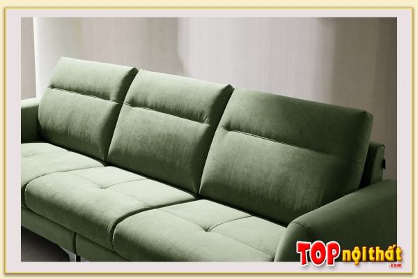 Hình ảnh Phần lưng ghế mẫu sofa văng nỉ đẹp SofTop-0994