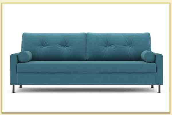 Hình ảnh Sofa văng nỉ 2 chỗ ngồi màu xanh đẹp Softop-1171