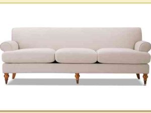 Hình ảnh Chụp chính diện mẫu ghế sofa văng nỉ 3 chỗ Softop-1395