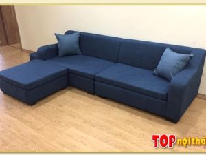 Hình ảnh Sofa góc nỉ chữ L hiện đại kiểu dáng thon gọn SofTop-0134