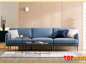 Hình ảnh Sofa văng bọc vải nỉ thiết kế 3 chỗ ngồi SofTop-0946
