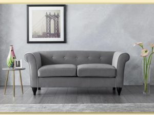 Hình ảnh Chụp chính diện mẫu sofa văng đôi 2 chỗ Softop-1217