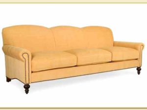 Hình ảnh Ghế sofa văng tân cổ điển bọc nỉ 3 chỗ Softop-1435