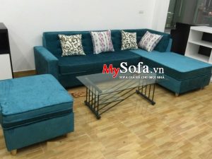 Sofa nỉ dạng góc cho phòng khách AmiA SFN090