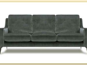 Hình ảnh Mẫu ghế sofa văng 3 chỗ bọc nỉ đẹp chụp chính diện Softop-1258