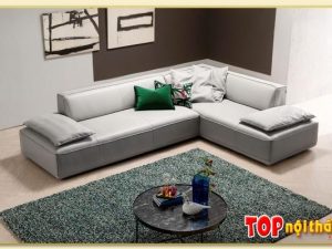 Hình ảnh Sofa góc vuông kê phòng khách SofTop-0857