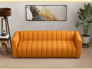 Hình ảnh Sofa văng đẹp màu cam nổi bật Softop-1378
